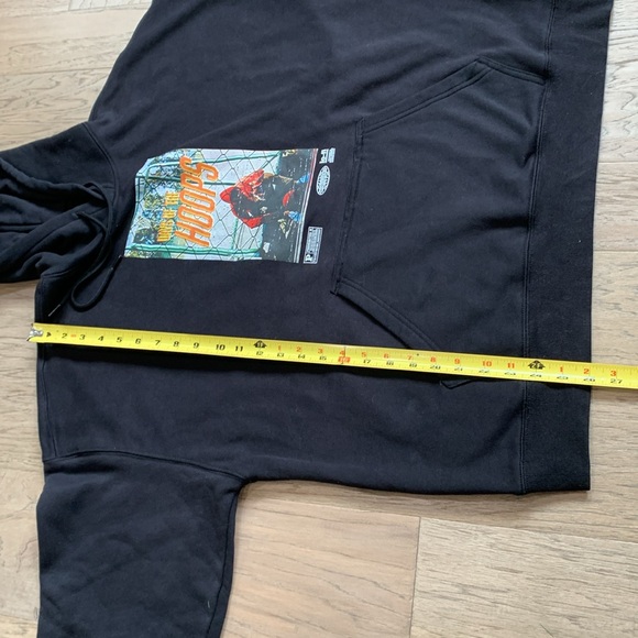 H&M Black Graphic oversized Sweatshirt Hoodie - Picture 6 of 8